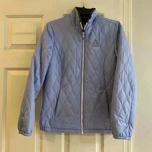 Gerry Women's Quilted Jacket purple Size S Full Zip Elastic Cuffs